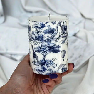 Safari Print Candles