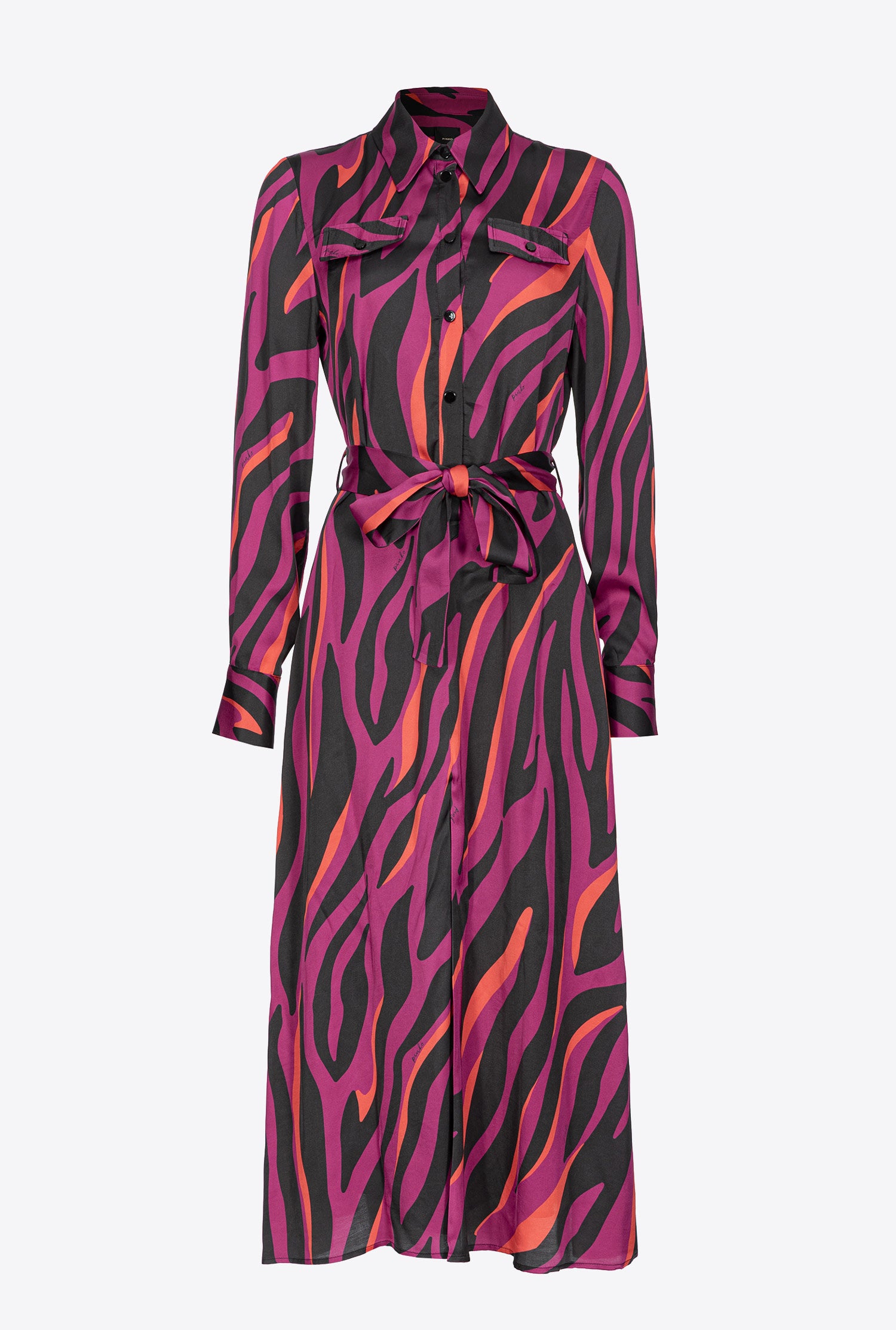 Pinko Zebra Print Dress CLAUDETTE Pinko Zebra Print Dress CLAUDETTE
