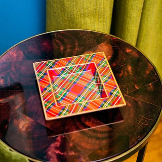 Royal Tartan Enameled Smidge Tray