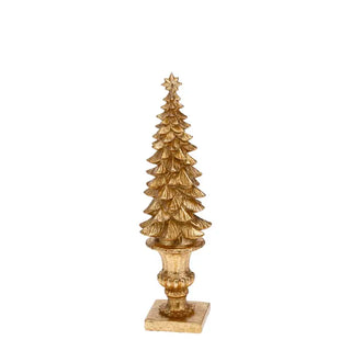 Small Gold Pine Christmas Tree