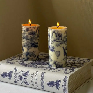 Safari Toile Candle