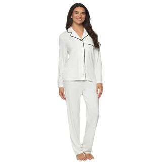 Jessie Stretch Jersey Long Sleeve & Pants Pj Set