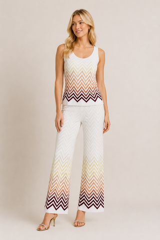 Chevron 2PC Pantset