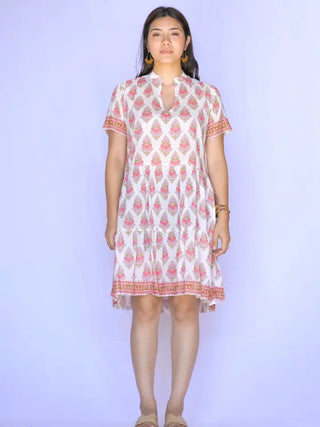 Dolma Floral Block Dress