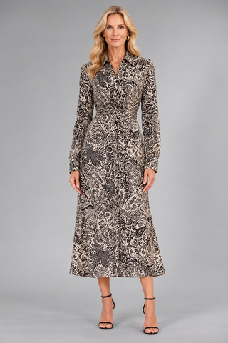 Velvet Midi with Front Ruching