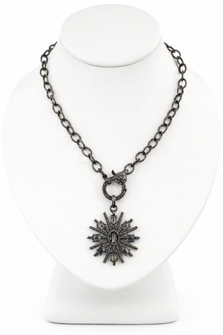 Benazir Starburst Diamond Necklace