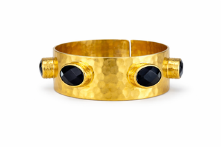 Onyx Byzantine Bangles