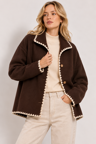 Crochet Trim Jacket