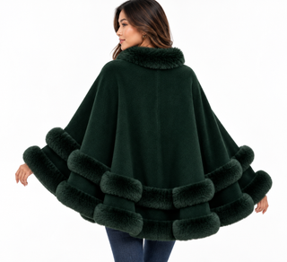 Faux Fur Cape