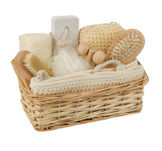 Spa Gift Set in A Wicker Basket