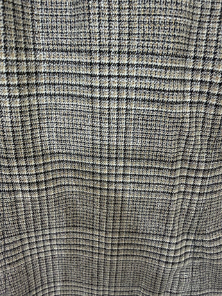 Lurex Plaid with Pleats