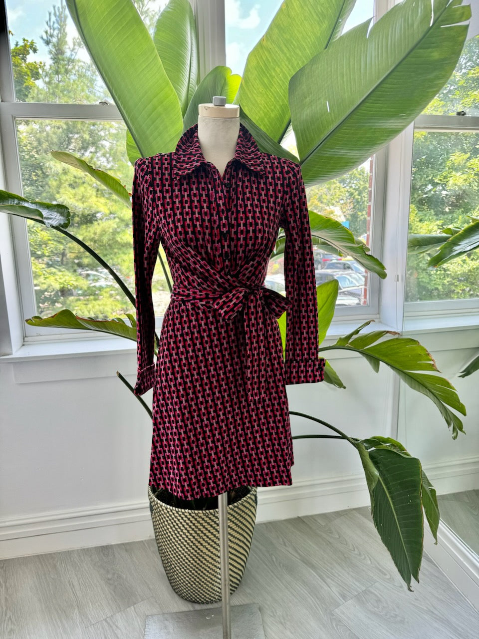 Poshmark Dvf Dvf Chain Wrap Dress Diane Von Furstenberg Chain Geo