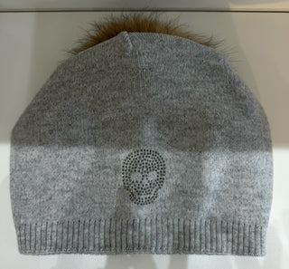 Beanie Hat with Skull Design