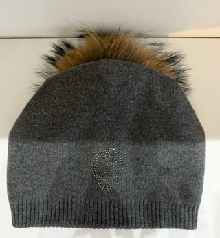 Beanie Hat with Skull Design