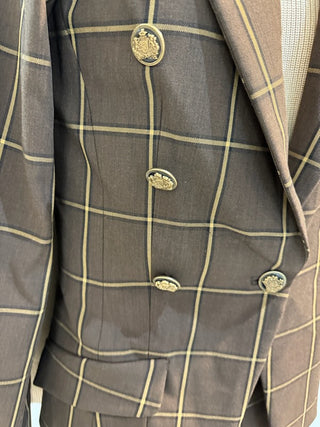 Peace Of Cloth Windowpane Jacket