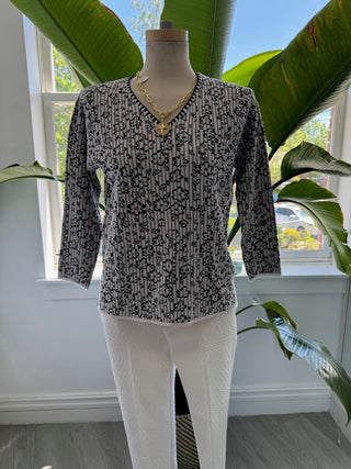 Peace of Cloth V-neck Sweater