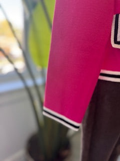 Peace of Cloth Hot Pink Cardigan