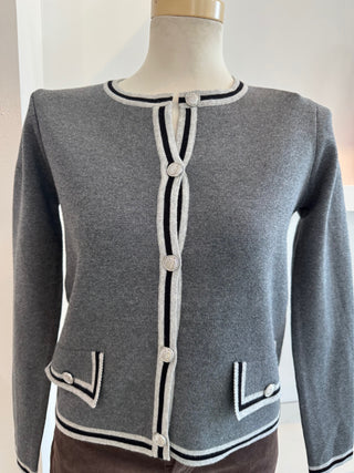 Peace of Cloth Gray Cardigan
