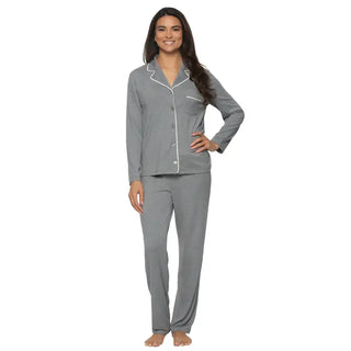 Jessie Stretch Jersey Long Sleeve & Pants Pj Set