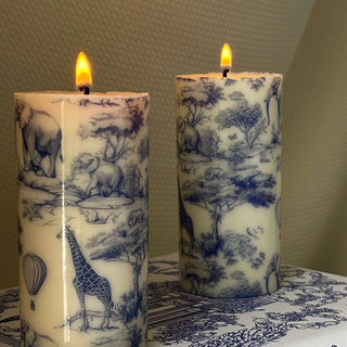 Safari Toile Candle