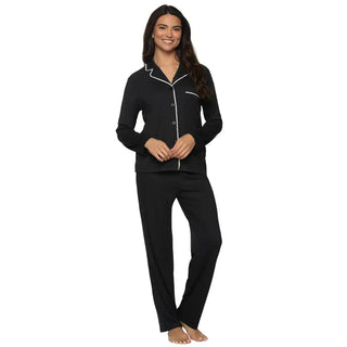 Jessie Stretch Jersey Long Sleeve & Pants Pj Set