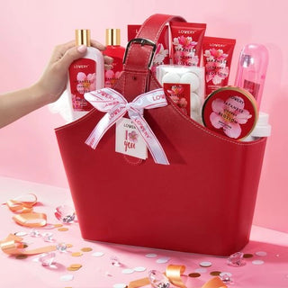 Lovery Japanese Cherry Blossom Bath Set, 25PC Spa VALUED AT $249.00