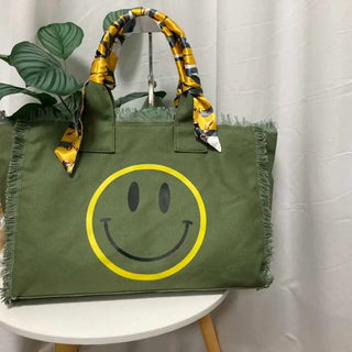 Smiley Face Beach Bag