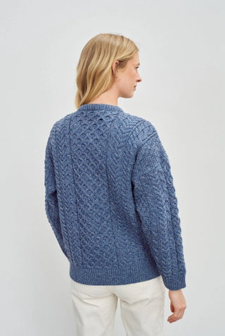 Aran Woollen Mill Achill Island Ladies Aran Cardigan