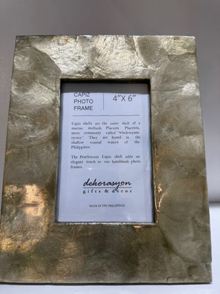 4"x6" Capiz Frame