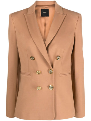 Pinko Camel Double Breasted Jacket